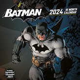 Oficiální nástěnný kalendář 2024 DC Comics: Batman 16 měsíců (30 cm x 30|60 cm)