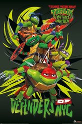 Plakát Teenage Mutant|Ninja Turtles|Želvy Ninja: Obránci NYC (61 x 91,5 cm)