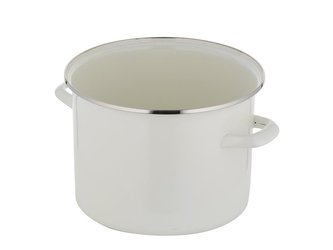 HRNEC SMALTOVANÝ 20CM 3,9L KRÉMOVÝ