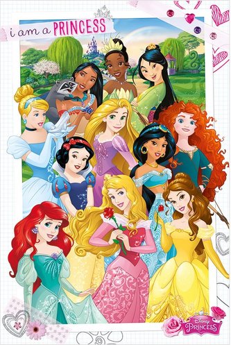 Plakát Disney|Princess: Já jsem princezna (61 x 91,5 cm) Plakát Disney|Princess: Já jsem princezna (61 x 91,5 cm)