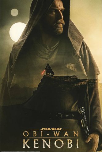 Plakát Star Wras|Hvězdné Války|Obi-Wan Kenobi: Bitva mezi světlem a tmou (61 x 91,5 cm)