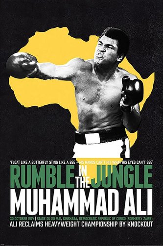 Plakát Muhammad Ali: Rumble In The Jungle (61 x 91,5 cm)