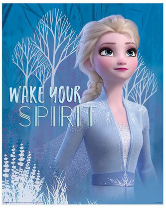 Plakát Frozen II|Ledové království II: Wake Your Spirit Elsa (40 x 50 cm)