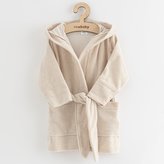 Dětský froté župan New Baby Comfortably beige - velikost 104/110