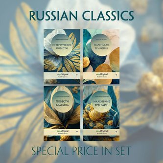 EasyOriginal Readable Classics / Russian Classics - 4 books (with audio-online) - Readable Classics - Unabridged russian edition