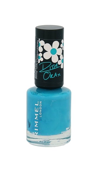 Rimmel London 60 Seconds Lak na nehty By Rita Ora 8 ml 880 Port-A-Loo-Blue pro ženy
