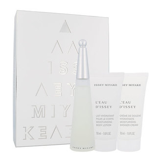 Issey Miyake L´Eau D´Issey toaletní voda 50 ml + tělové mléko 50 ml + sprchový krém 50 ml