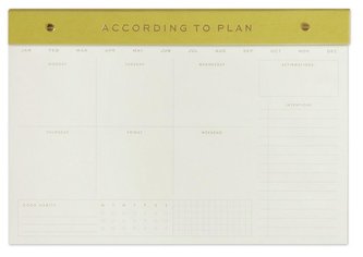 Notatnik na biurko According To Plan