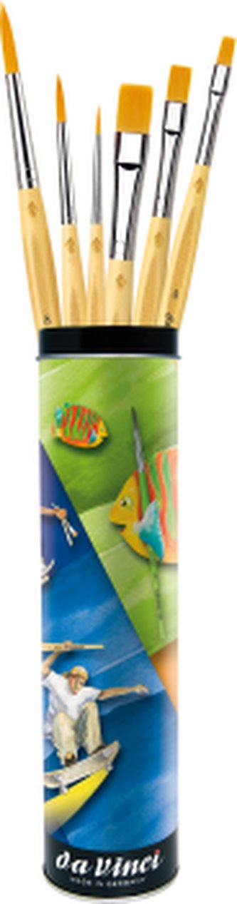 Sada štětců daVinci 5406 Junior plechovka