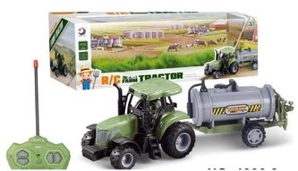 Traktor sterowany pilotem z ładowarką