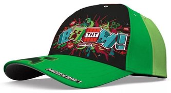 Dětské baseballové kšiltovky Minecraft: Boom TNT (velikost 52-54 cm)