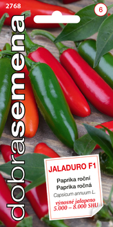 Dobrá semena Paprika zel. - Jaladuro F1, jalapeno 10s