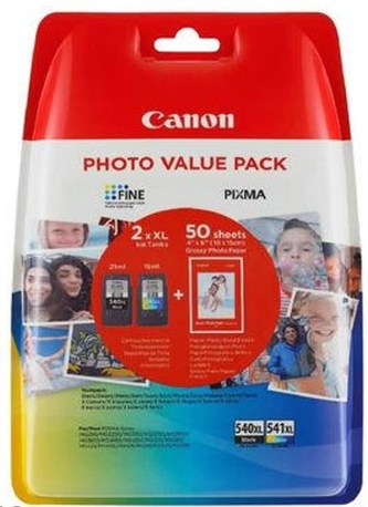 Canon CARTRIDGE PG-540L/CL-541XL PHOTO VALUE pro PIXMA MX375,395,435,455,475,MG2150,3150,4150 (180 str.)