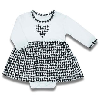 Kojenecké šatičky-body s dlouhým rukávem Nicol Viki - velikost 80 (9-12m)