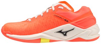 Mizuno WAVE STEALTH NEO / Neon Flame/Black/Bolt 2 Velikost boty: 44.5/10.0