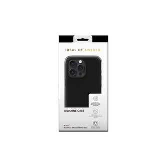 iDeal Of Sweden silikonový zadní kryt iPhone 15 Pro Max černý