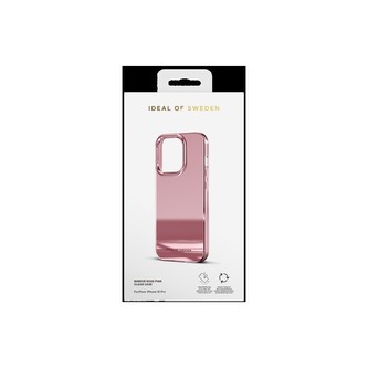 iDeal Of Sweden Clear zadní kryt iPhone 15 Pro Mirror Pink