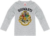 Dětské tričko Harry Potter: Hogwarts Logo Coat of Arms (128-140 cm) šedá bavlna