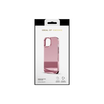 iDeal Of Sweden Clear zadní kryt iPhone 15 Mirror Pink