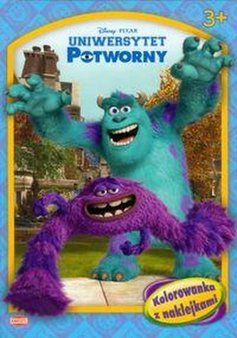 Uniwersytet Potworny. Kolorowanka z naklejkami NA25