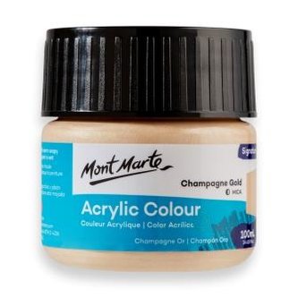 Mont Marte akrylová barva,100ml, šampaňská zlatá (Champagne Gold) Mont Marte akrylová barva,100ml, šampaňská zlatá (Champagne Gold)