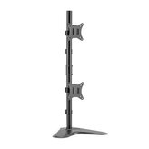 Držák monitoru Brateck LDT66-T02V stolní pro 2 monitory, černý