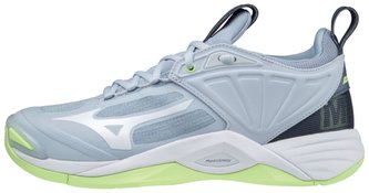 Mizuno WAVE MOMENTUM 2 / Heather/White/Neo Lime Velikost boty: 44.0/9.5