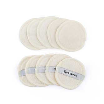 Bamboolik Biobavlna | Pratelné odličovací tamponky se stužkou Varianta: 10 ks