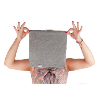 Bamboolik Bambus | Ručník na obličej Barva: Šedá