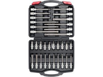 Bity sada Torx 1/2", T20 - T70, 32 ks Bity sada Torx 1/2", T20 - T70, 32 ks