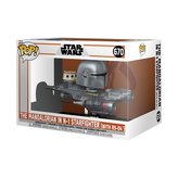 "POP! MANDALORIAN RIDES SUPER DELUXE MANDALORIAN W N-1 STARFIGHTER Z R5-D4"