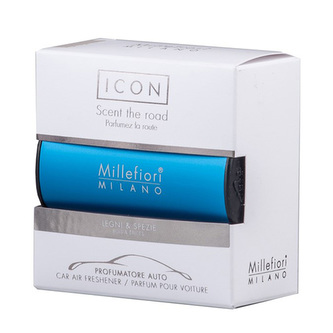 Vůně do auta Millefiori Milano, Icon, Classic, Dřevo a koření, Modrá