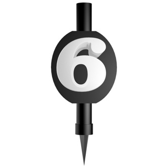 Dortová fontána číslo - 6 - 12 cm