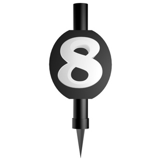 Dortová fontána číslo - 8 - 12 cm