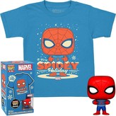 Funko Pocket POP! & Tee: Marvel -Holiday Spiderman S (dětské)