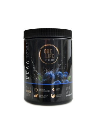 One Life - BCAA + Glutamin 400 g - zelené jablko