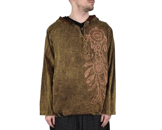 Pánská mikina Lapač snů, khaki