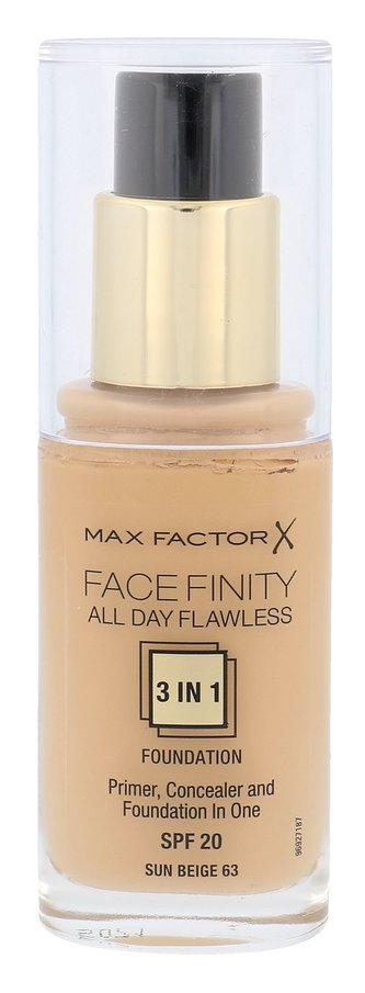Max Factor Facefinity Makeup 3 in 1 30 ml 63 Sun Beige SPF20 pro ženy