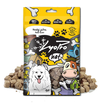 LyoPro haf Hovězí játra sušené mrazem 50g