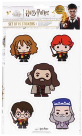 Set nálepek Harry Potter: Postavy 15 kusů (26 x 15 cm)