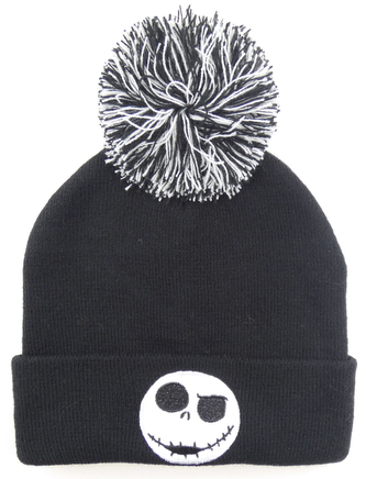 Úpletová zimní čepice Nightmare Before Christmas|Ukradené Vánoce: Jack Face (univerzální)