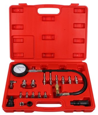 Sada pro testování tlaku válce naftových motorů MECHANIC ENGINE TESTER 21, 0-70bar, 21ks SIXTOL Sada pro testování tlaku válce naftových motorů MECHANIC ENGINE TESTER 21, 0-70bar, 21ks SIXTOL