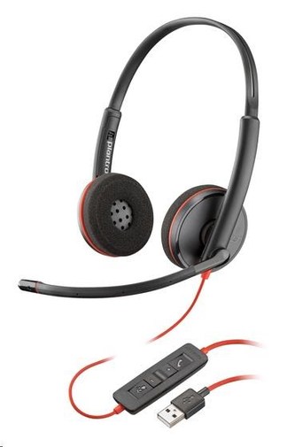 Poly náhlavní souprava Blackwire 3220, USB-A, stereo (Bulk)