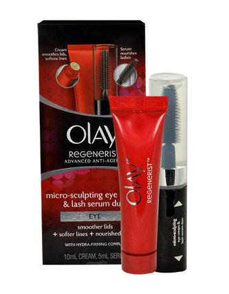 Olay Regenerist Oční gel Micro-Sculpting Eye Cream & Lash Serum 15 ml pro ženy