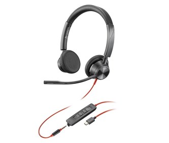 Poly náhlavní souprava Blackwire 3325, 3,5 mm jack, USB-C, stereo
