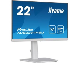 iiyama ProLite XUB2294HSU-W2, VA Matrix, 54.6cm (21.5''), white