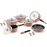 Sada nádobí Royalty, 14 ks, barva copper