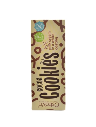 Ostrovit - Cookies 120 - 130 g - milk cream in milk coating biscuit