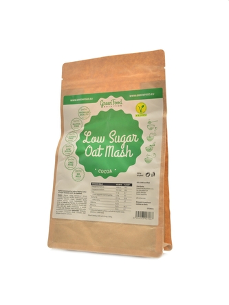 GreenFood nutrition - Low sugar rychlá kaše ovesná kakaová 500 g