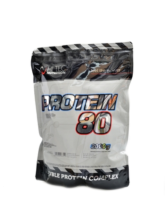 HiTec Nutrition - Protein 80 2000 g - jahoda